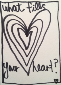 What fills your heart coloring